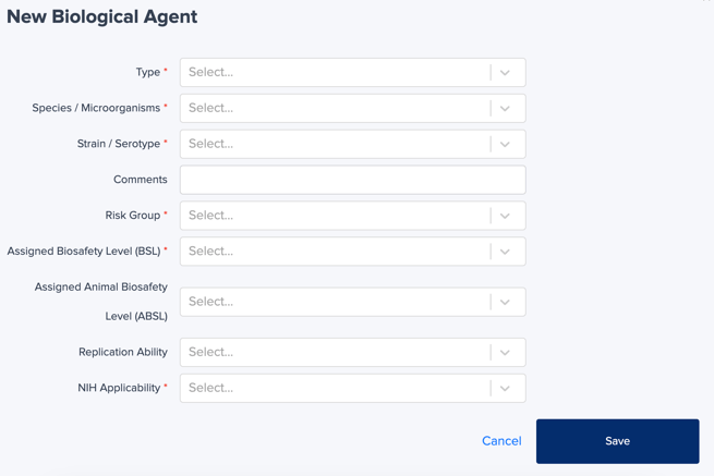 New Biological Agents